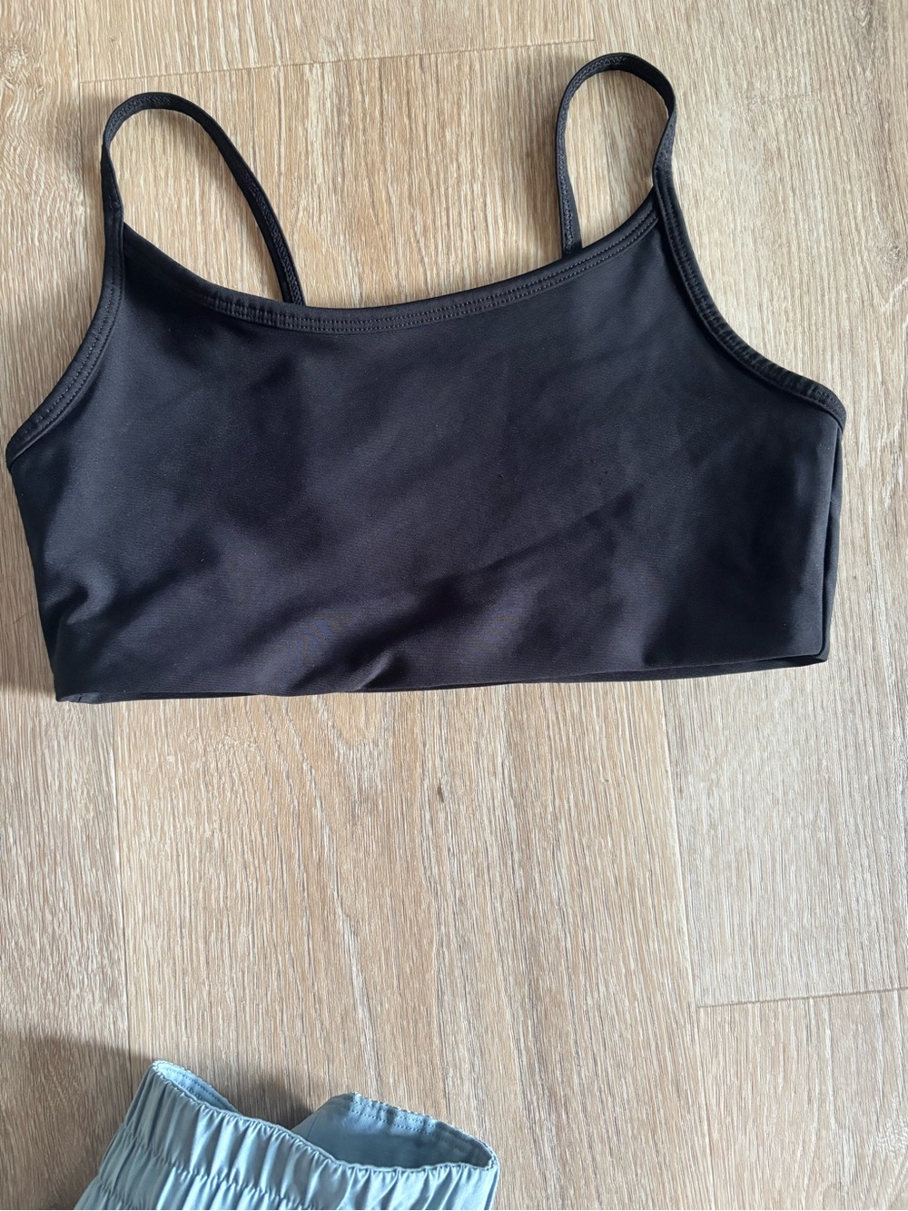 All Saints Black Minimalist Sports Bra